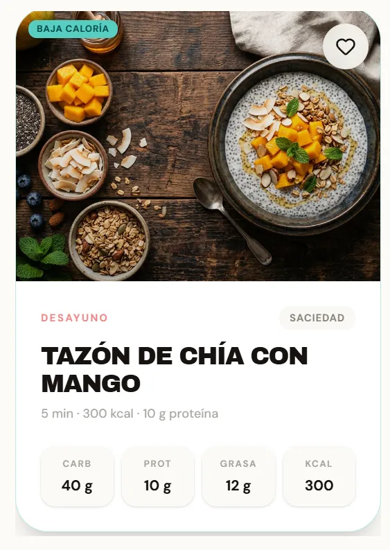 Bowl de Chía con Mango