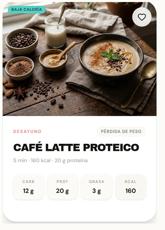 Café Latte Proteico