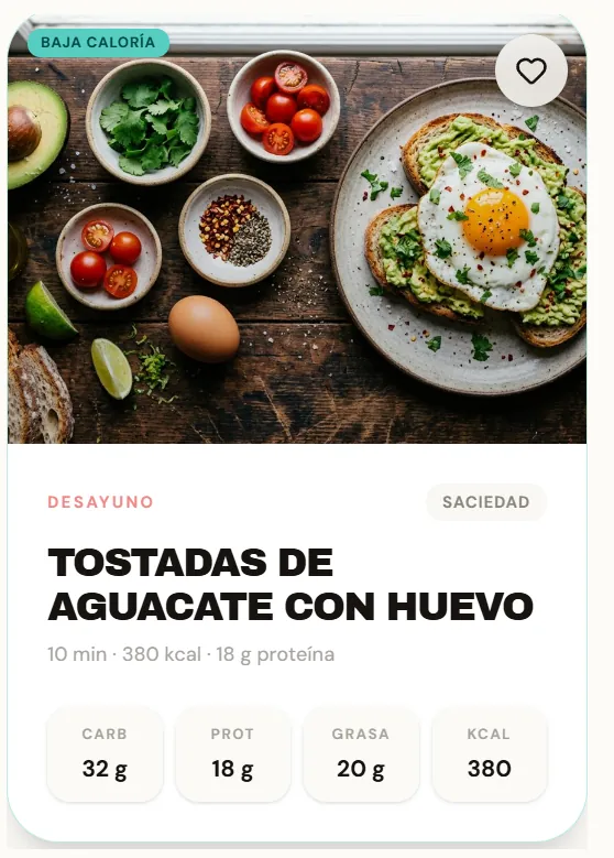 Tostada de Aguacate con Huevo